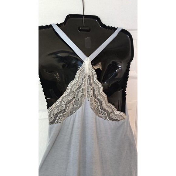 Flora Nikrooz Chemise Slip Size Medium Blue New - Picture 7 of 8